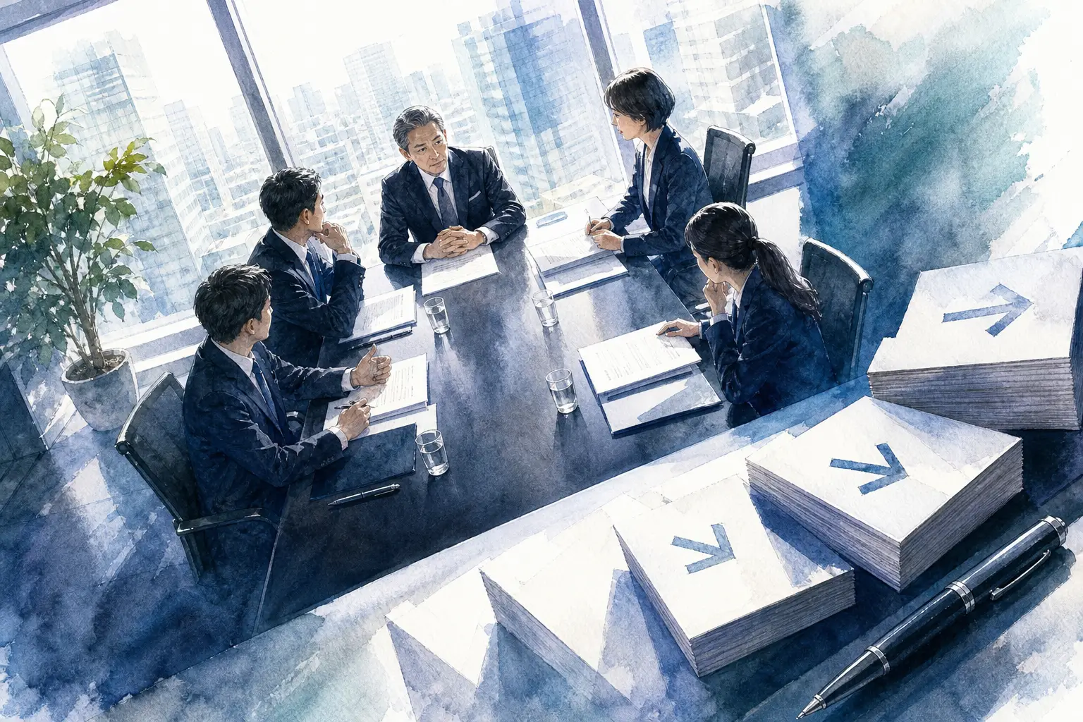 役員報酬変更の手続きの流れ