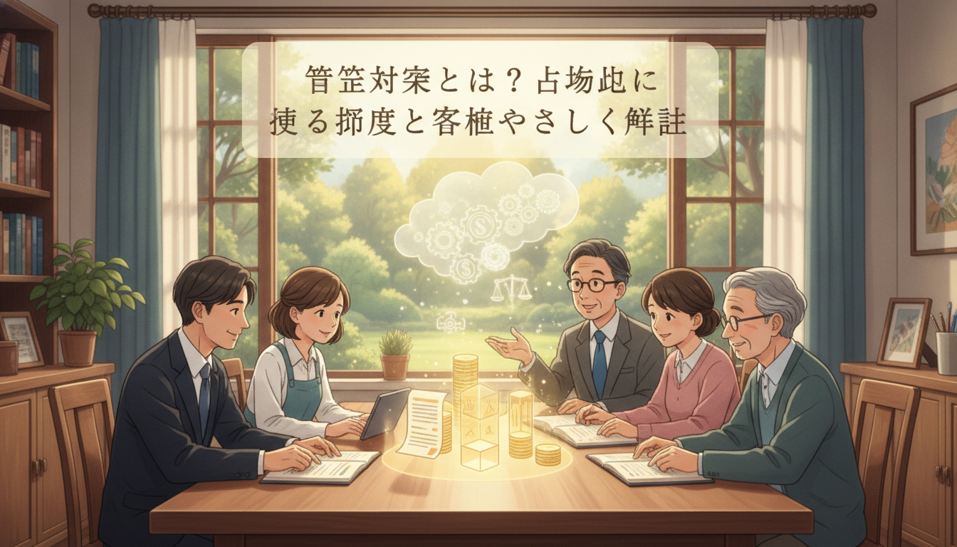 節税対策をイメージしたイラスト